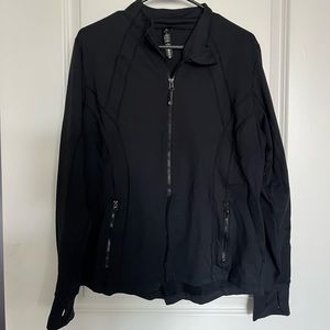 90 Degree Black Zip Up Jacket
